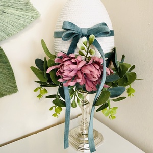 Húsvéti asztaldísz, tavaszi dekoráció, Otthon & Életmód, Dekoráció, Asztal és polc dekoráció, Asztaldísz, Virágkötés, MESKA