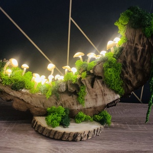 Fairy forest természet ihlette dekoráció, hangulatfény világító gombákkal - gomba lámpa, Otthon & Életmód, Dekoráció, Asztal és polc dekoráció, Asztaldísz, Mindenmás, MESKA