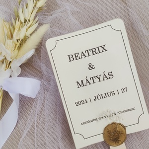 Esküvői romantikus legyező  - Meska.hu