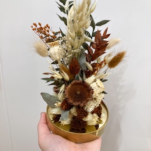 Szülőköszöntő, ballagási ajándék szárazvirágos búra TERRA - esküvő - emlék & ajándék - szülőköszöntő ajándék - Meska.hu