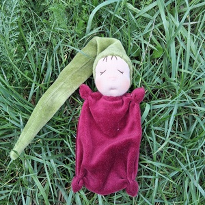 Waldorf alvóka, baba, természetes játék, manó - Meska.hu