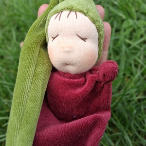 Waldorf alvóka, baba, természetes játék, manó - játék & sport - baba & babaház - baba - Meska.hu