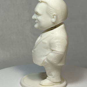 Bólogatós Orbán figura, öntapadó talppal (Fehér) - otthon & életmód - dekoráció - dísztárgy - Meska.hu