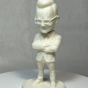 Bólogatós Szijjártó figura, öntapadó talppal (Fehér) - Meska.hu