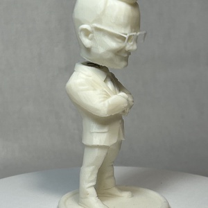 Bólogatós Szijjártó figura, öntapadó talppal (Fehér) - otthon & életmód - dekoráció - dísztárgy - Meska.hu