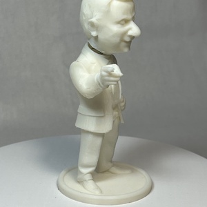 Bólogatós Lázár figura, öntapadó talppal (Fehér) - otthon & életmód - dekoráció - dísztárgy - Meska.hu