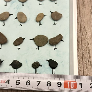 Madárkák KavicsMese kép keretben - otthon & életmód - dekoráció - fali és függő dekoráció - falra akasztható dekor - Meska.hu