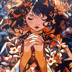 Kívánság című akril festmény  - művészet - festmény - akril - Meska.hu