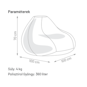 Bicolor XXL Babzsákfotel ingyenes kiszállítással többféle színben - otthon & életmód - bútor - babzsákfotel - Meska.hu