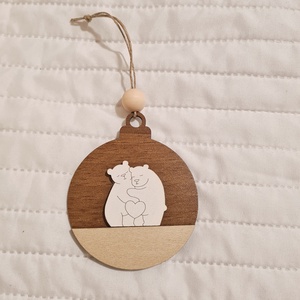 Jegesmacis karácsonyfa dísz - karácsony - karácsonyi lakásdekoráció - karácsonyfadíszek - Meska.hu