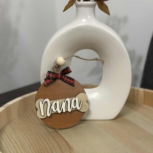 Kutyás karácsonyfa dísz, Karácsony, Karácsonyi lakásdekoráció, Karácsonyfadíszek, Famegmunkálás, MESKA