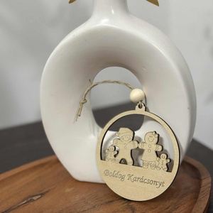 Mézeskalács karácsonyfa dísz, Karácsony, Karácsonyi lakásdekoráció, Karácsonyfadíszek, Famegmunkálás, MESKA