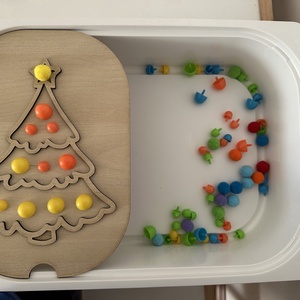 Szenzoros készségfejlesztő tábla - Meska.hu