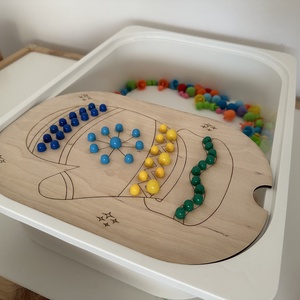 Szenzoros készségfejlesztő tábla - Meska.hu