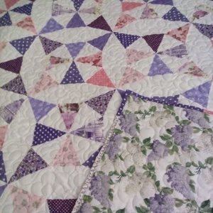 Körforgalom patchwork takaró, ágytakaró - otthon & életmód - lakástextil - ágytakaró - Meska.hu