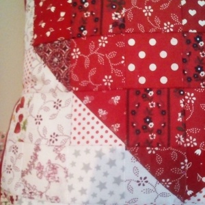 My Valentine! Patchwork Valentin napi díszpárna huzat, szív mintával -  - Meska.hu