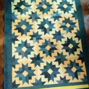 Pirkadat patchwork takaró, Otthon & Lakás, Lakástextil, Ágytakaró, Patchwork, foltvarrás, Varrás, Meska