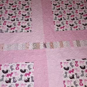 Cross my Heart patchwork takaró - otthon & életmód - lakástextil - felnőtt takaró, pléd - Meska.hu