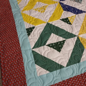 Simplicity (Egyszerűség) patchwork ágytakaró, takaró - otthon & életmód - lakástextil - ágytakaró - Meska.hu