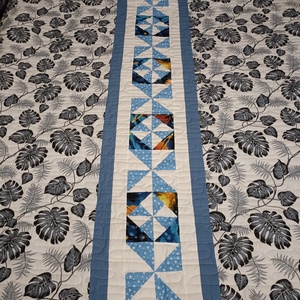 Double friendship star (Kettős barátság csillag) patchwork ágytakaró, takaró - otthon & életmód - lakástextil - ágytakaró - Meska.hu