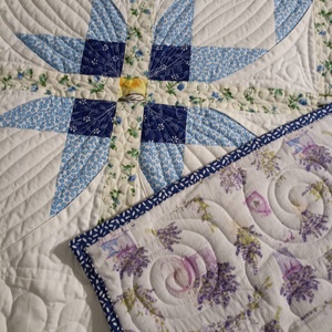 Patchwork takaró, katedrális ablak mintával  - otthon & életmód - lakástextil - ágytakaró - Meska.hu