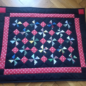 Patchwork kisszőnyeg - otthon & életmód - lakástextil - szőnyeg - más típusú szőnyeg - Meska.hu