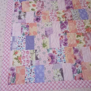 Baby bargello patchwork babatakaró - otthon & életmód - babaszoba, gyerekszoba - babatakaró, gyerek pléd - Meska.hu