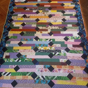 Zero waste patchwork takaró  - Meska.hu