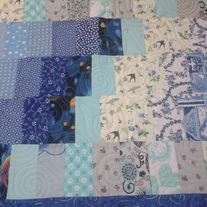 Baby bargello patchwork babatakaró - otthon & életmód - babaszoba, gyerekszoba - babatakaró, gyerek pléd - Meska.hu