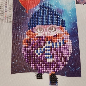 Baglyos gyöngyös kép, Otthon & Életmód, Dekoráció, Fali és függő dekoráció, Zuzmókép, Mohakép, Mindenmás, MESKA