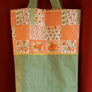 Patchwork jellegű táskák  - táska & tok - bevásárlás & shopper táska - shopper, textiltáska, szatyor - Meska.hu