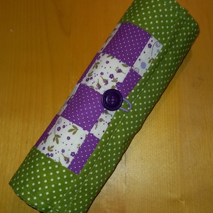 Horgolótű tartó, Otthon & Életmód, Lakástextil, Varrókellék, Varrás, Patchwork, foltvarrás, MESKA