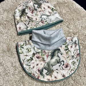 Garbósál - sapka szett 5/6 éves, Ruha & Divat, Sál, Sapka, Kendő, Sapka & Sál szett, Varrás, MESKA