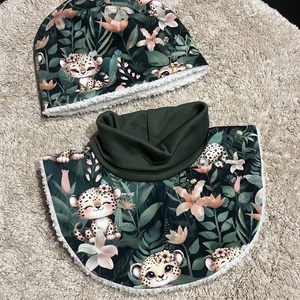 Garbósál - sapka szett 5/6 éves - ruha & divat - sál, sapka, kendő - sapka & sál szett - Meska.hu