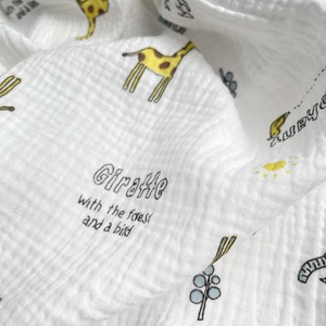 Duplagéz nyári babatakaró - zsiráf és barátja - otthon & életmód - babaszoba, gyerekszoba - Meska.hu