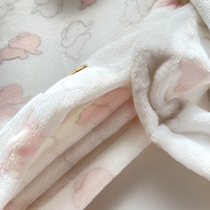 Puha plüss takaró - kiselefánt-rózsaszín - otthon & életmód - babaszoba, gyerekszoba - Meska.hu