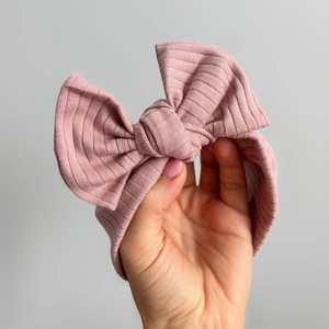 Rózsaszín baba fejpánt (0-1 év) - Meska.hu