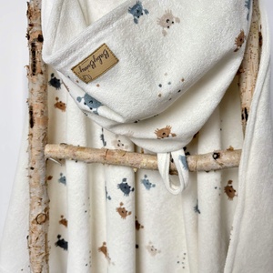 Baba kapucnis törölköző � rákocska (frottír) - otthon & életmód - fürdőszoba - törölköző - Meska.hu