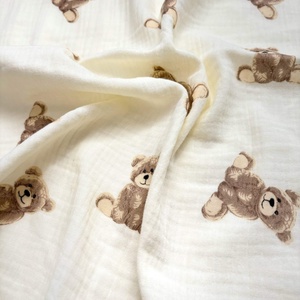 Muszlin pelenka - teddy bear, Otthon & Életmód, Babaszoba, gyerekszoba, Babatakaró, gyerek pléd, Varrás, MESKA
