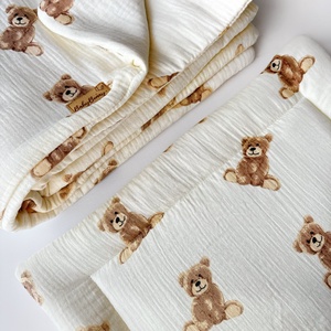Bélelt baba ágynemű szett  teddy bear, Otthon & Életmód, Babaszoba, gyerekszoba, Babatakaró, gyerek pléd, Varrás, MESKA