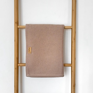 Puha waffle babatakaró - cappuccino (több méretben), Baba - mama, Baba ágynemű, Babatakaró, gyerek pléd, Varrás, MESKA