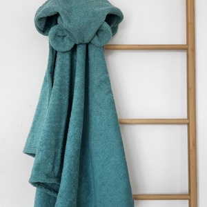 Macis gyerek törölköző (frottír) - türkiz, Otthon & Életmód, Fürdőszoba, Törölköző, Varrás, MESKA