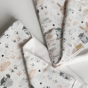 Meleg baba takaró - baglyos, Baba - mama, Baba ágynemű, Babatakaró, gyerek pléd, Varrás, MESKA