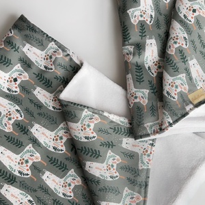 Meleg baba takaró - láma, Baba - mama, Baba ágynemű, Babatakaró, gyerek pléd, Varrás, MESKA