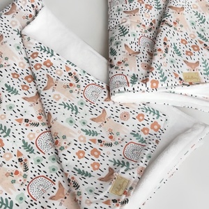 Meleg baba takaró - rókás, Baba - mama, Baba ágynemű, Babatakaró, gyerek pléd, Varrás, MESKA