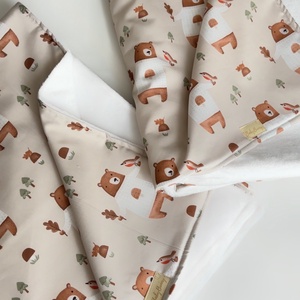 Meleg baba takaró - mackó, Baba - mama, Baba ágynemű, Babatakaró, gyerek pléd, Varrás, MESKA