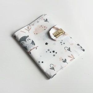 Kiskönyv borító - baglyos, Baba - mama, Babaemlékek, Egészségügyi kiskönyv borító, Varrás, MESKA