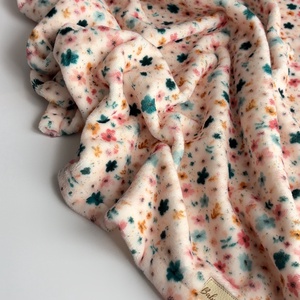 Puha plüss takaró - virágos, Baba - mama, Baba ágynemű, Babatakaró, gyerek pléd, Varrás, MESKA