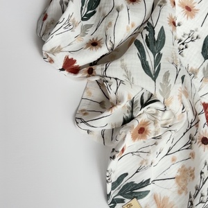 Duplagéz baba takaró - virágos, Baba - mama, Baba ágynemű, Babatakaró, gyerek pléd, Varrás, MESKA