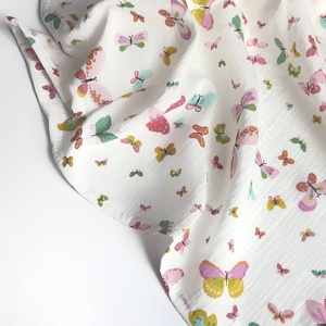 Muszlin pelenka - pillangós, Baba - mama, Baba ágynemű, Babatakaró, gyerek pléd, Varrás, MESKA